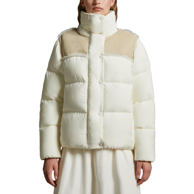 (Women) Moncler Jotty  Short Down Jacket White - Stand Collar Zip Design. I20931A0020753862034 圖 4