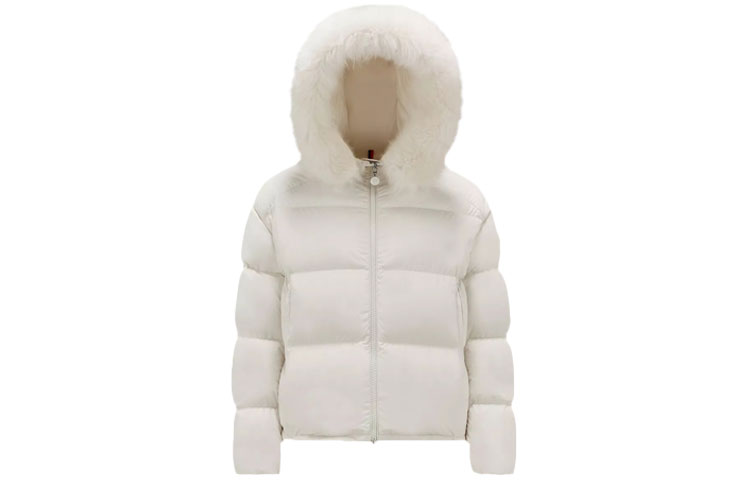 (Women) Moncler Laichefur  White Full-Zip Hooded Puffer Jacket. I20931A0013854A81034 圖 2