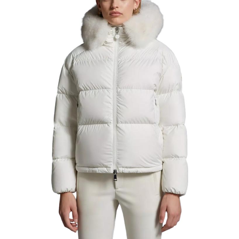(Women) Moncler Laichefur  White Full-Zip Hooded Puffer Jacket. I20931A0013854A81034 圖 4