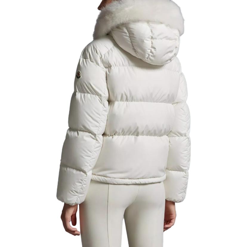 (Women) Moncler Laichefur  White Full-Zip Hooded Puffer Jacket. I20931A0013854A81034 圖 5