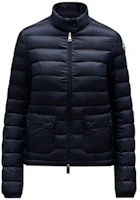 (Women) Moncler Lans Midnight Blue Short Down Jacket with Zipper. H10931A1010053048778 (Women) Moncler Lans Midnight Blue Short Down Jacket with Zipper. H10931A1010053048778