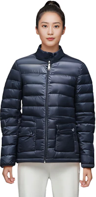 (W) Moncler Lans 午夜蓝短款拉链羽绒服 H10931A1010053048778 Sizing (W) Moncler Lans 午夜蓝短款拉链羽绒服 H10931A1010053048778