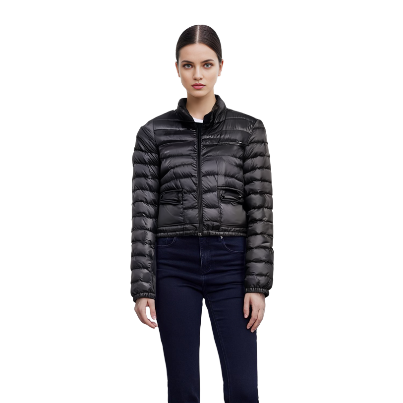 (Women) Moncler Lans Black Puffer Jacket 0931A1010053048999 圖 7
