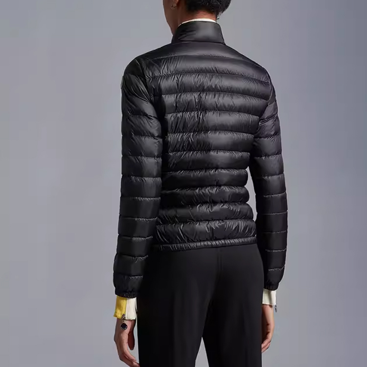 (Women) Moncler Lans SS23  Black Puffer Jacket with Logo and Stand Collar. I10931A1010053048999 圖 4