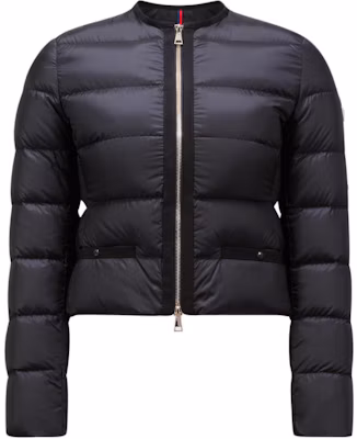 (W) Moncler Laurine緞面短版羽絨外套, 黑色 - FW24標誌拉鏈長袖外套 J20931A00101595FE999 Order (W) Moncler Laurine緞面短版羽絨外套, 黑色 - FW24標誌拉鏈長袖外套 J20931A00101595FE999