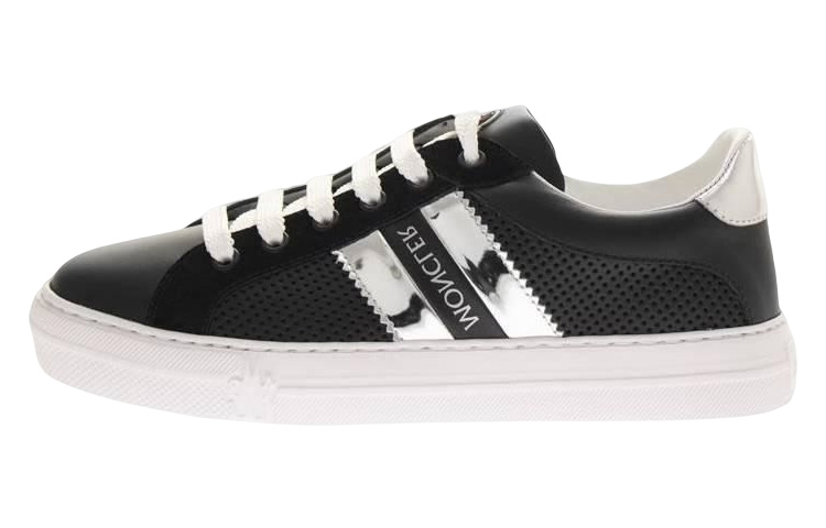 (Women) Moncler Leather 'Comfort Casual Black Fashion Sneaker' CZ001053