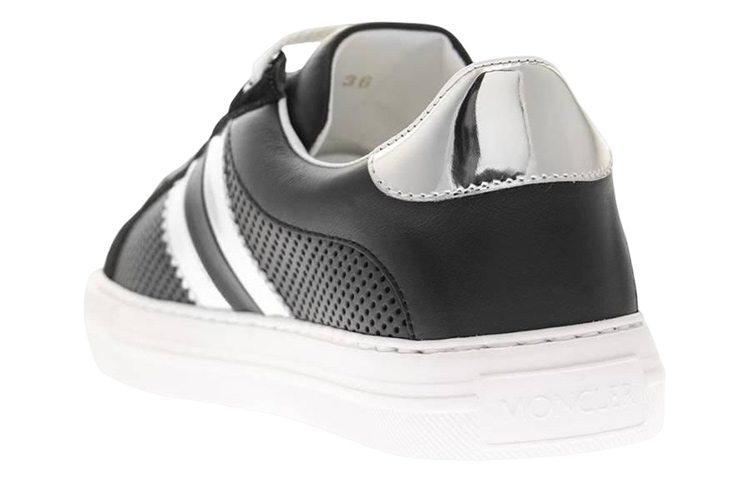 Lookbook (Women) Moncler Leather 'Comfort Casual Black Fashion Sneaker' CZ001053