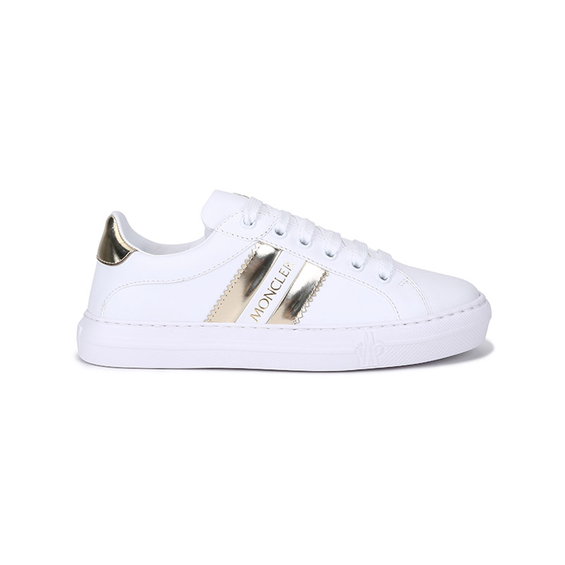 (W) Moncler Leather 'CMFT Minimalist White Fashion Sneakers' 圖 2