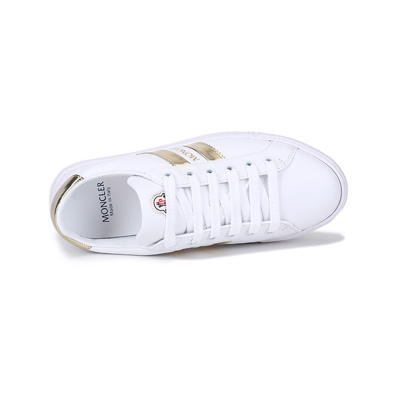 (W) Moncler Leather 'CMFT Minimalist White Fashion Sneakers' 圖 5