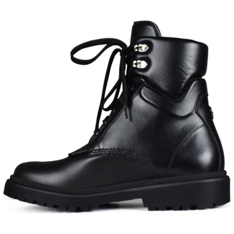 (W) Moncler Leather Ankle Boot 'Black'