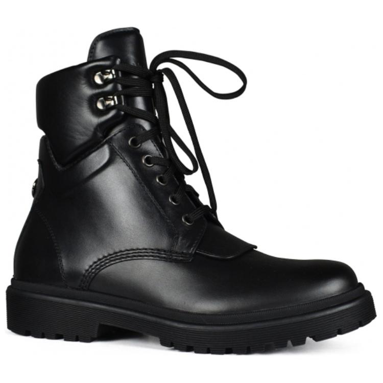 (W) Moncler Leather Ankle Boot 'Black' 圖 3