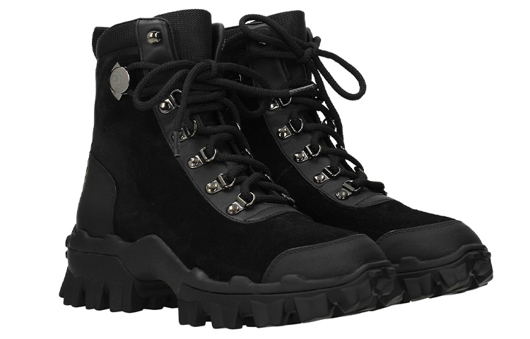 (W) Moncler Leather Ankle Boot 'Black Casual' 圖 2