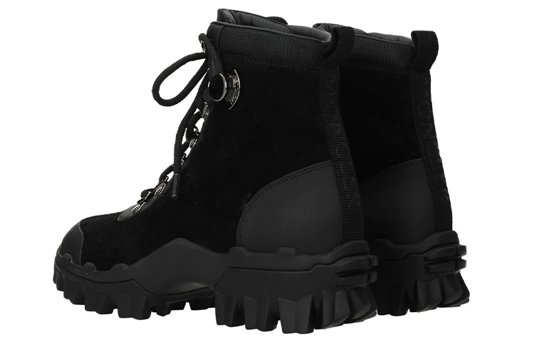 (W) Moncler Leather Ankle Boot 'Black Casual' 圖 3