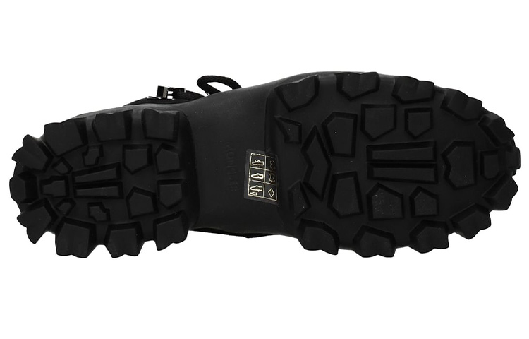 (W) Moncler Leather Ankle Boot 'Black Casual' 圖 5