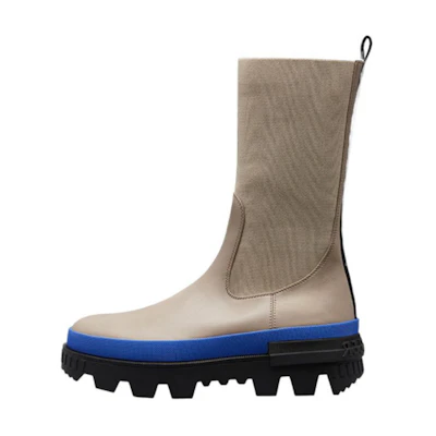 (W) Moncler Leather Chelsea Boot 'Black'