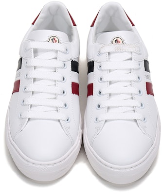 (Women) Moncler Leather Lace-up 'White Red Tail' G209B4M70440019MT002 Shop (Women) Moncler Leather Lace-up 'White Red Tail' G209B4M70440019MT002