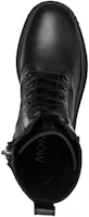 Shop (W) Moncler Sepatu Bot Kulit dengan Tali 'Hitam' I109B4F00070M2908999