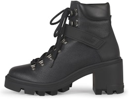 (Women) Moncler Leather Lace-Up Boots 'Black Fashion' 4F0013002SEA99A (Women) Moncler Leather Lace-Up Boots 'Black Fashion' 4F0013002SEA99A