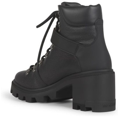 (Women) Moncler Leather Lace-Up Boots 'Black Fashion' 4F0013002SEA99A Lookbook (Women) Moncler Leather Lace-Up Boots 'Black Fashion' 4F0013002SEA99A