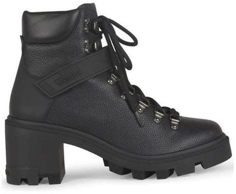 (Women) Moncler Leather Lace-Up Boots 'Black Fashion' 4F0013002SEA99A Shop (Women) Moncler Leather Lace-Up Boots 'Black Fashion' 4F0013002SEA99A
