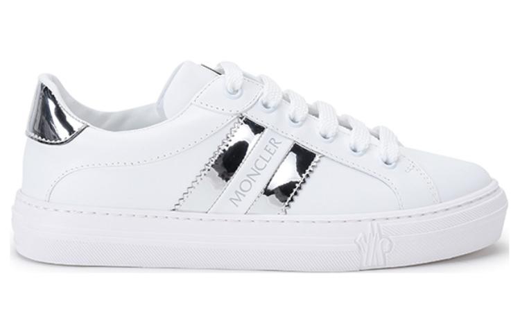 Order (W) 몽클레르 화이트 패션 가죽 로우탑 G109B4M7044002SRY002