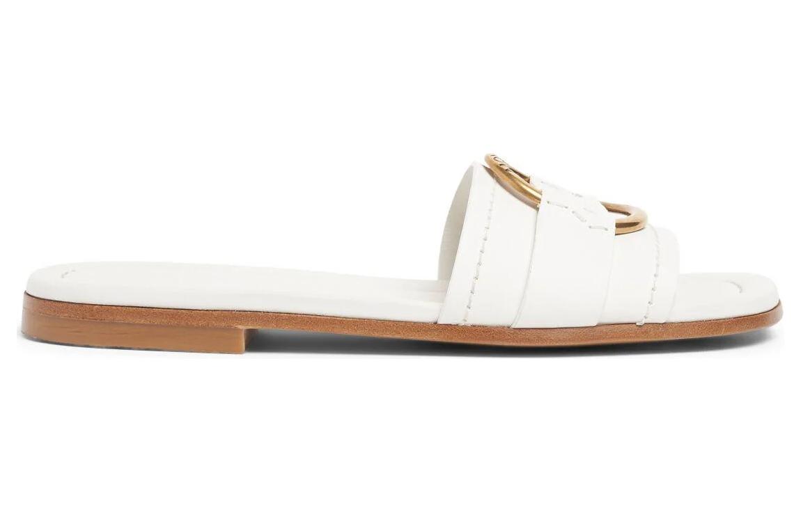 Order (W) Sandalias Abiertas de Piel Moncler 'Blancas'. J109B4C00160M4097032