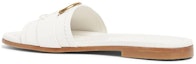 Shop (W) Moncler 白色皮革露趾拖鞋 J109B4C00160M4097032