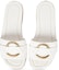 Purchase (W) Moncler 白色皮革露趾拖鞋 J109B4C00160M4097032