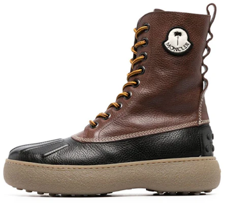 (Women) Moncler Leather Platform Ankle Boot 'Brown' 4F00010M2623P39 Buy (Women) Moncler Leather Platform Ankle Boot 'Brown' 4F00010M2623P39