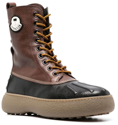 (Women) Moncler Leather Platform Ankle Boot 'Brown' 4F00010M2623P39 Lookbook (Women) Moncler Leather Platform Ankle Boot 'Brown' 4F00010M2623P39