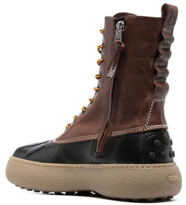 (Women) Moncler Leather Platform Ankle Boot 'Brown' 4F00010M2623P39 Shop (Women) Moncler Leather Platform Ankle Boot 'Brown' 4F00010M2623P39