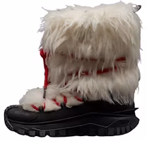 (Women) Moncler Leather Round Toe Lace-Up Short Mid-Calf Snow Boots 'Black' I20984H00010M3489P09 (Women) Moncler Leather Round Toe Lace-Up Short Mid-Calf Snow Boots 'Black' I20984H00010M3489P09