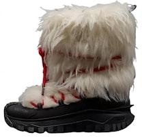 (Women) Moncler Leather Round Toe Lace-Up Short Mid-Calf Snow Boots 'Black' I20984H00010M3489P09 (Women) Moncler Leather Round Toe Lace-Up Short Mid-Calf Snow Boots 'Black' I20984H00010M3489P09