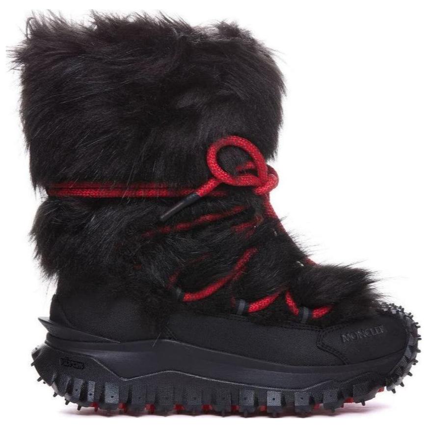 Order (W) 몽클레어 가죽 미드 종아리 스노우 부츠 (블랙) I20984H00010M3489999