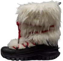 (Women) Moncler Leather Round Toe Lace-Up Short Mid-Calf Snow Boots 'Black' I20984H00010M3489P09 (Women) Moncler Leather Round Toe Lace-Up Short Mid-Calf Snow Boots 'Black' I20984H00010M3489P09