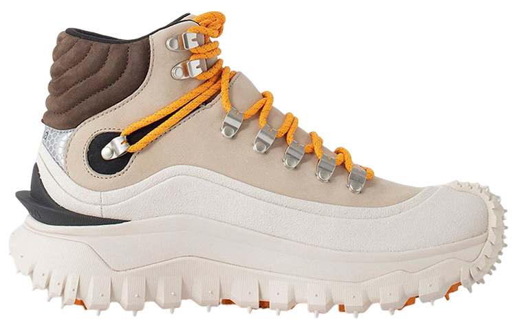 (W) Moncler Leather Sneaker 'Beige' 圖 2