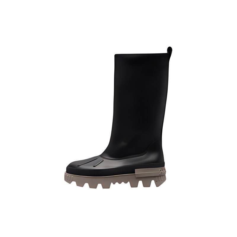 (Women) Moncler Leonessa 'Black Leather Mid-Top Slip-On' H209B4G00020M2099998