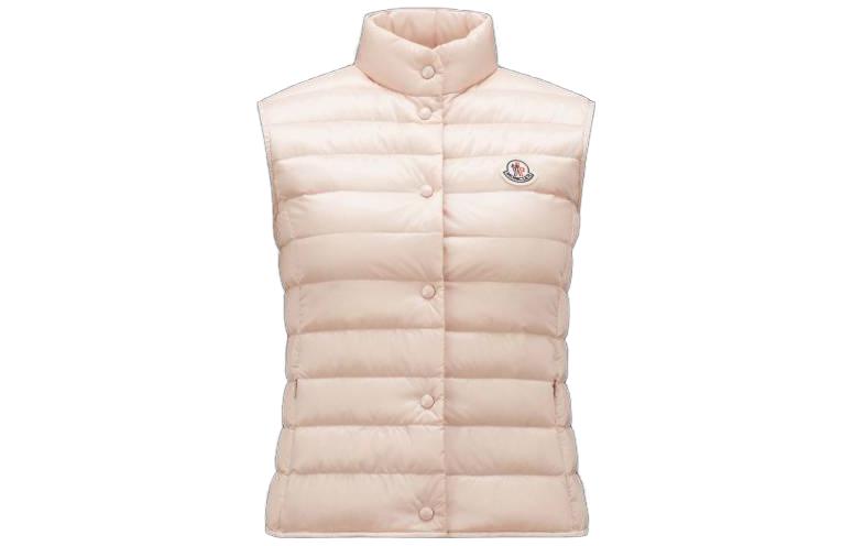 Order (W) Moncler Liane Siri Jaket Tanpa Lengan Warna Solid Butang Depan I20931A1020053048529