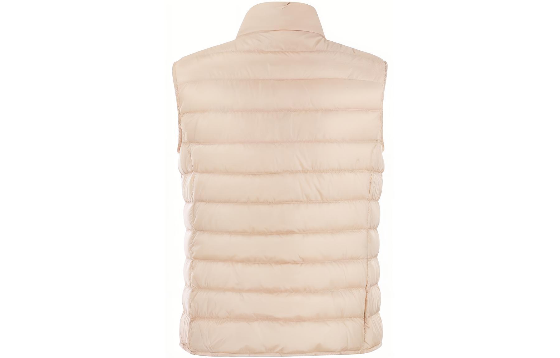 Lookbook (W) Moncler Liane Siri Jaket Tanpa Lengan Warna Solid Butang Depan I20931A1020053048529