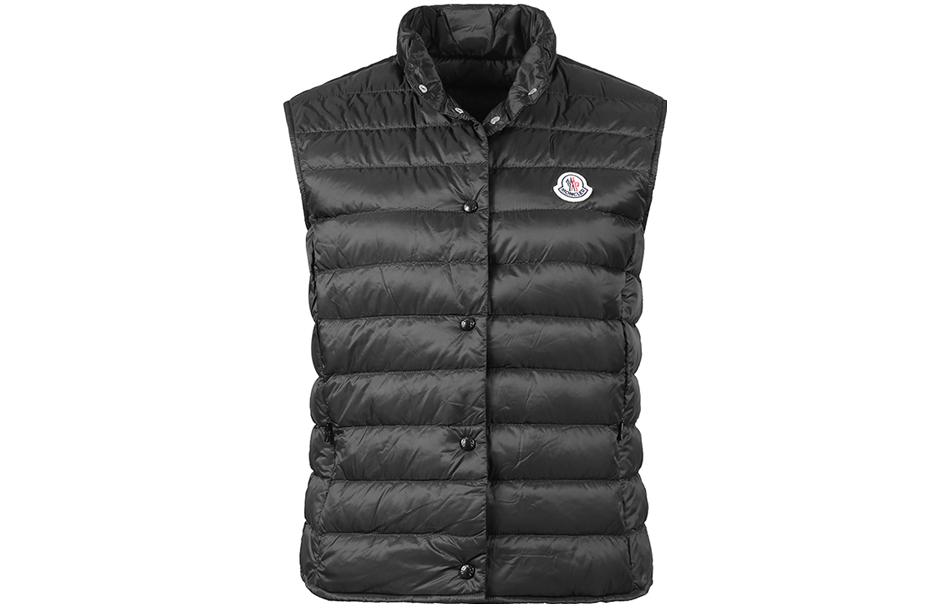 (Women) Moncler Liane SS23  Slim Lightweight Down Vest Black I10931A1020053048999