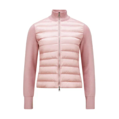 (Women) Moncler Lightweight High-Neck Zip Jacket FW24 Pink J20939B00014M1131518