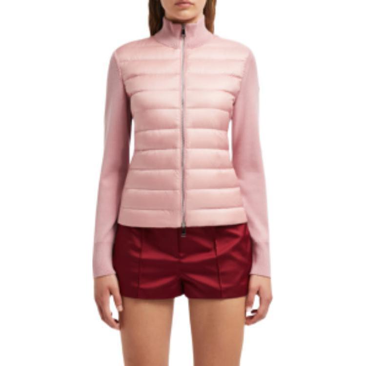(Women) Moncler Lightweight High-Neck Zip Jacket FW24 Pink J20939B00014M1131518 圖 4