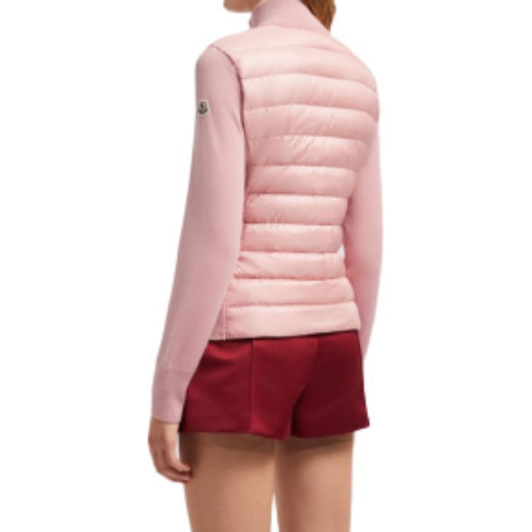 (Women) Moncler Lightweight High-Neck Zip Jacket FW24 Pink J20939B00014M1131518 圖 5