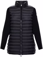 (Women) Moncler Lightweight Nylon Padded Wool Sweater Women’s Black. 0939B50900A9001999 (Women) Moncler Lightweight Nylon Padded Wool Sweater Women’s Black. 0939B50900A9001999