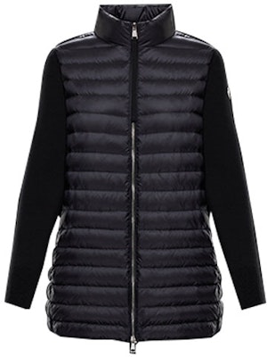 (W) 몽클레어 여성용 경량 나일론 패딩 울 스웨터 블랙. 0939B50900A9001999 Order (W) 몽클레어 여성용 경량 나일론 패딩 울 스웨터 블랙. 0939B50900A9001999