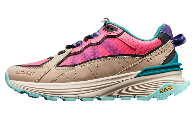 (W) Moncler Lite RNNR 'Fashion Brown Pink Blue'