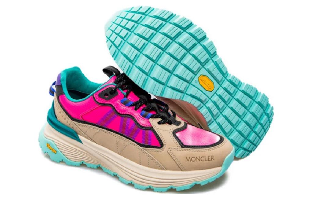 (W) Moncler Lite RNNR 'Fashion Brown Pink Blue' 圖 4