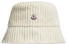 Lookbook (Women) Moncler Logo White Polyester Bucket Hat. J20933B0006589AOK