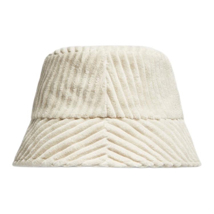 Shop (W) 몽클레어 로고 화이트 폴리에스터 버킷햇. J20933B0006589AOK