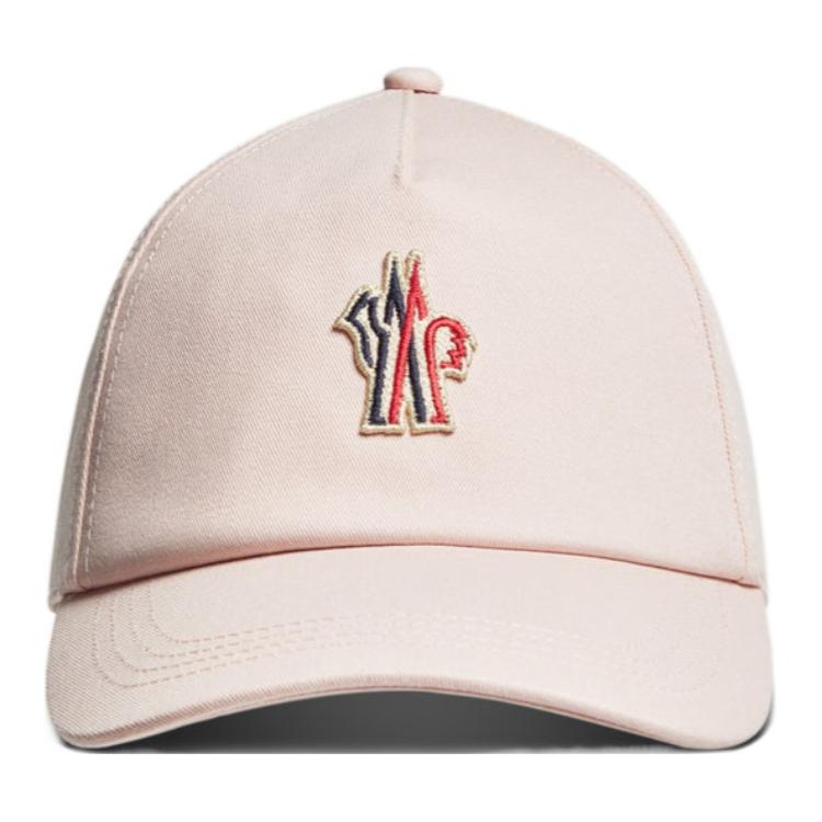 (Women) Moncler Logo Cotton Cap Pink  Fashion Accessory. J20983B0000204863